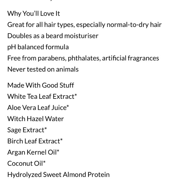 VITAMAN grooming leave in Moisturiser, crème nourrissante sans rinçage. - Picture 5 of 6